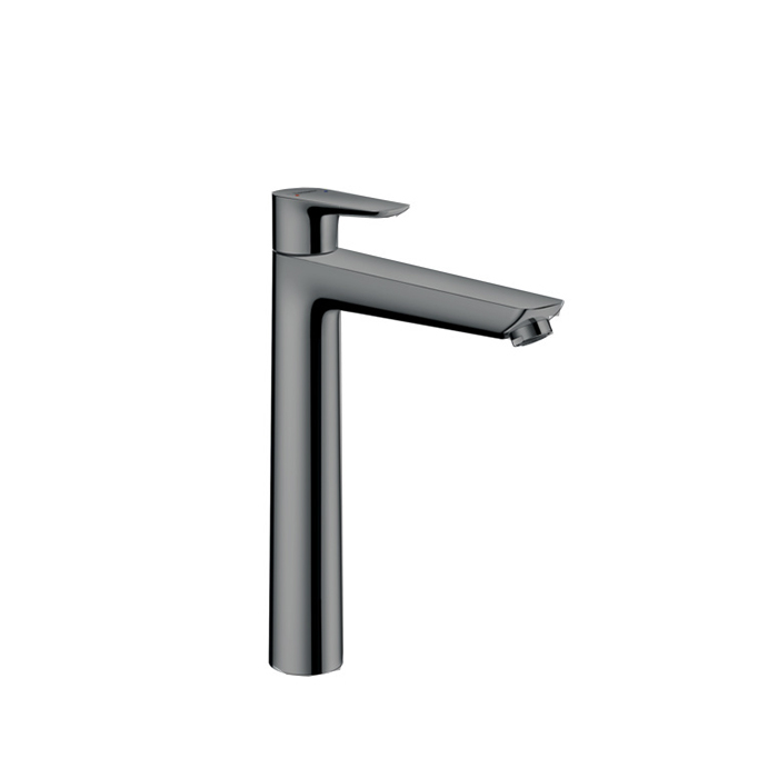 Hansgrohe Talis E Смеситель для раковины 240, на 1 отв, с донным клапаном, излив, цвет: шлифованный черный хром
