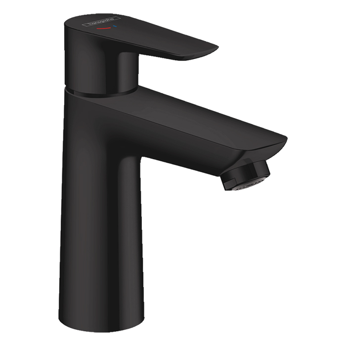 Hansgrohe Talis E Смеситель для раковины, 1 отв, цвет: черный матовый