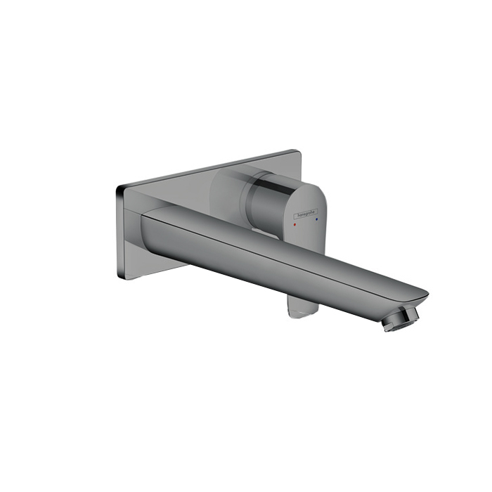 Hansgrohe Talis E Встраиваемый смеситель для раковины, излив, внешняя часть, цвет: шлифованный черный хром