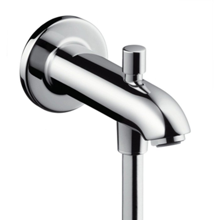 Hansgrohe Излив для ванны, с переключателем на душ, цвет: хром
