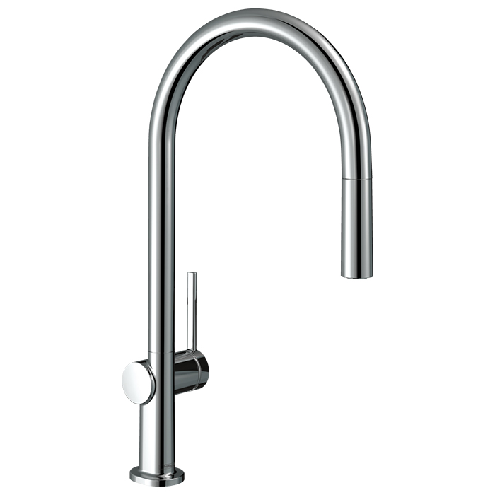 Hansgrohe Talis M54 Смеситель для кухни, на 1 отв, излив, с вытяжным изливом, цвет: хром