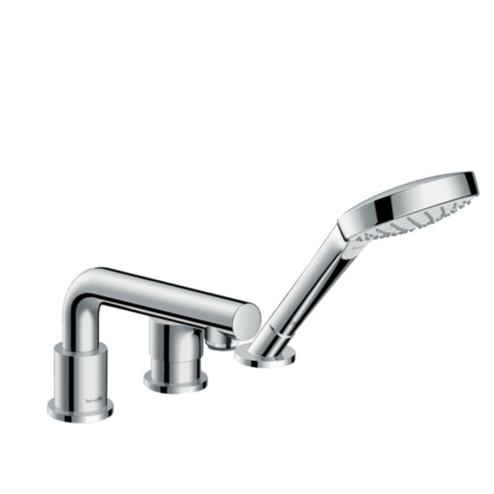 Hansgrohe Talis S Смеситель для ванны, на 3 отв, цвет: хром