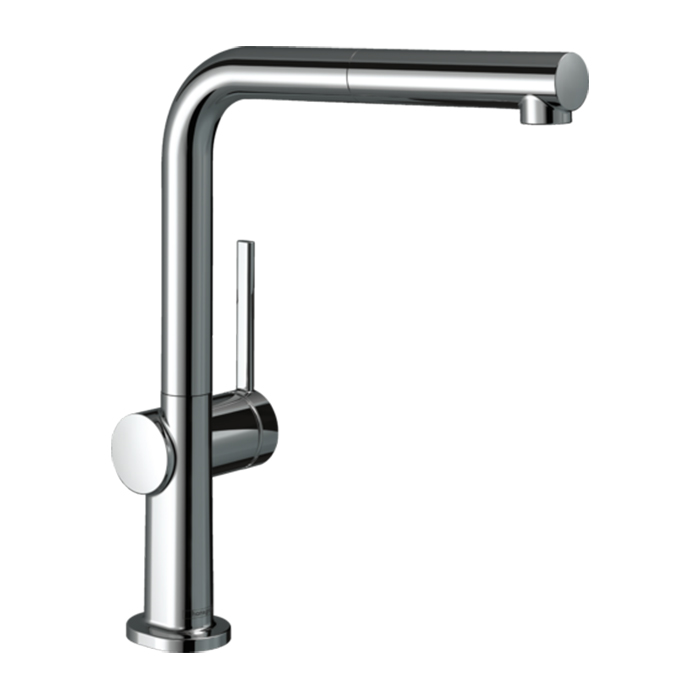 Hansgrohe Talis Смесиетель для раковины, на 1 отв, с выдвижным изливом, цвет: хром