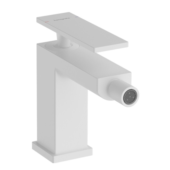 Hansgrohe Tecturis E Смеситель для биде, 1 отв, с донным клапаном, цвет: белый матовый