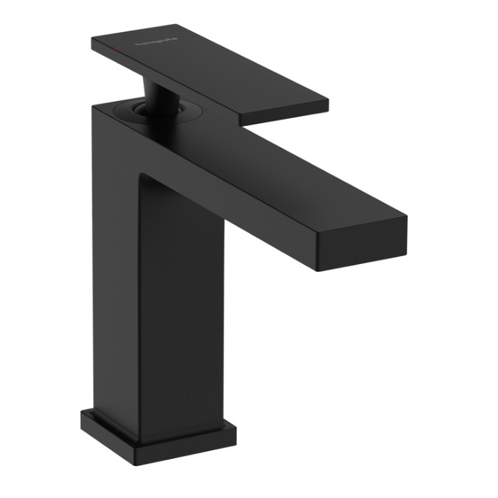 Hansgrohe Tecturis E Смеситель для раковины, 1 отв, с донным клапаном, цвет: черный матовый