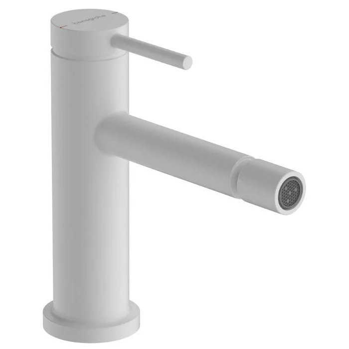 Hansgrohe Tecturis S Смеситель для биде, 1 отв, с донным клапаном, цвет: белый матовый