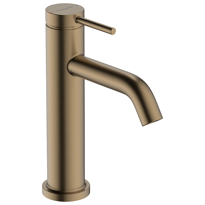 Hansgrohe Tecturis S Смеситель для раковины, на 1 отв, донным клапаном, цвет: бронза матовая