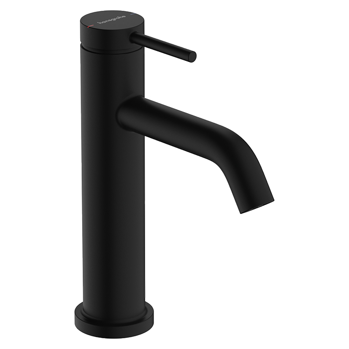 Hansgrohe Tecturis S Смеситель для раковины, на 1 отв, донным клапаном, цвет: черный матовый