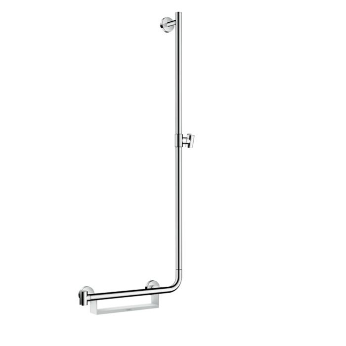 Hansgrohe Unica Comfort Штанга для душа, с полочкой, цвет: хром