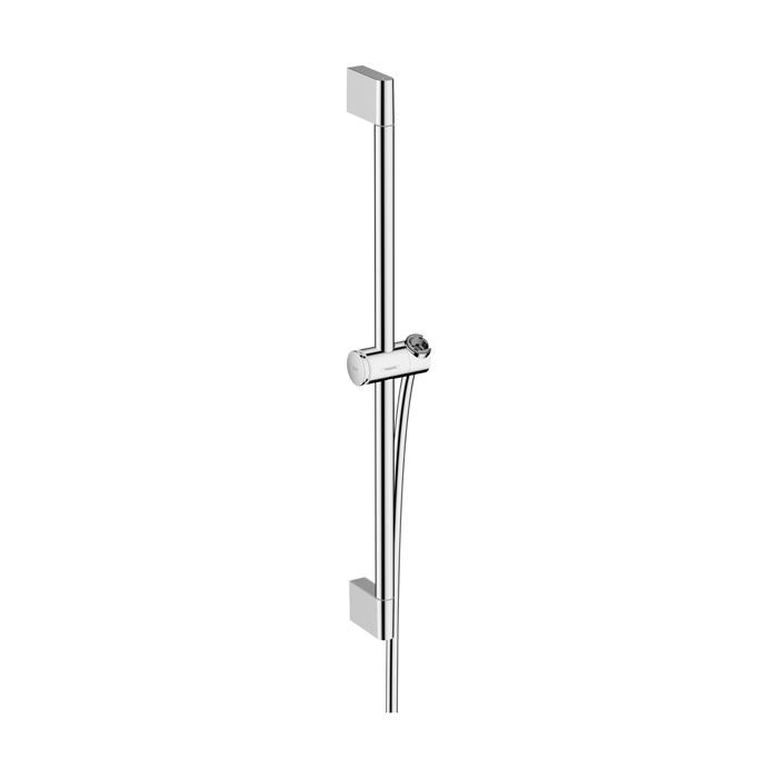 Hansgrohe Unica Душевая штанга со слайдером с кнопкой и шлангом, цвет: хром
