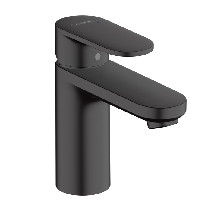 Hansgrohe Vernis Blend Смеситель для раковины, излив, цвет: матовый черный