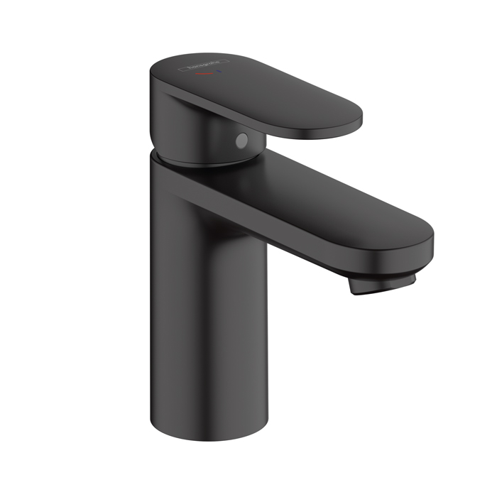 Hansgrohe Vernis Blend Смеситель для раковины, излив, цвет: матовый черный