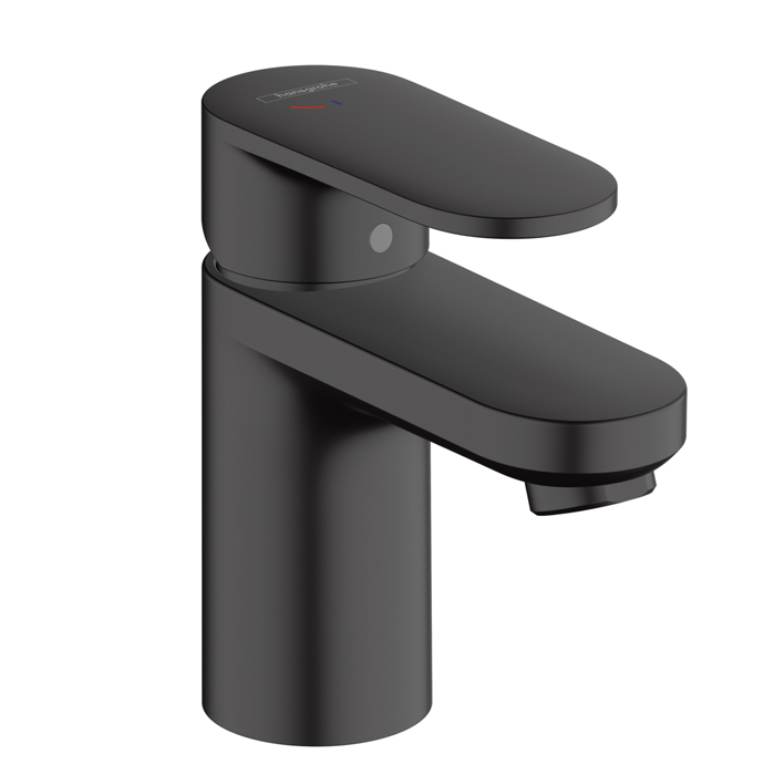 Hansgrohe Vernis Blend Смеситель для раковины, излив, цвет: матовый черный