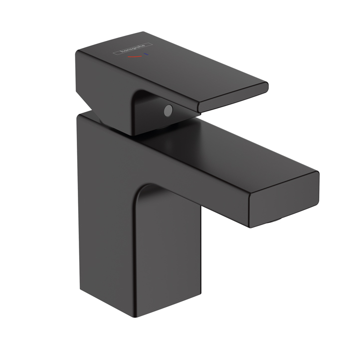Hansgrohe Vernis Blend Смеситель для раковины, излив, цвет: матовый черный