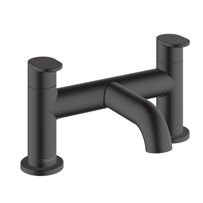 Hansgrohe Vernis Blend Смеситель для ванны, на 2 отв, цвет: матовый черный