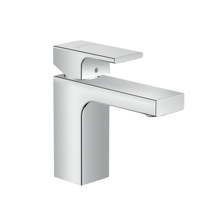 Hansgrohe Vernis Shap Смеситель для раковины, излив, с донным клапаном, цвет: хром