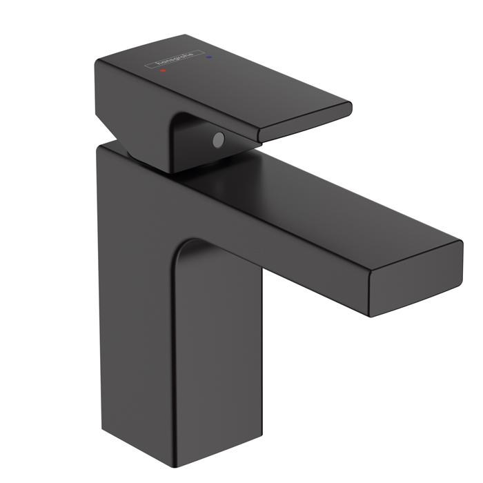 Hansgrohe Vernis Shap Смеситель для раковины, излив, цвет: матовый черный