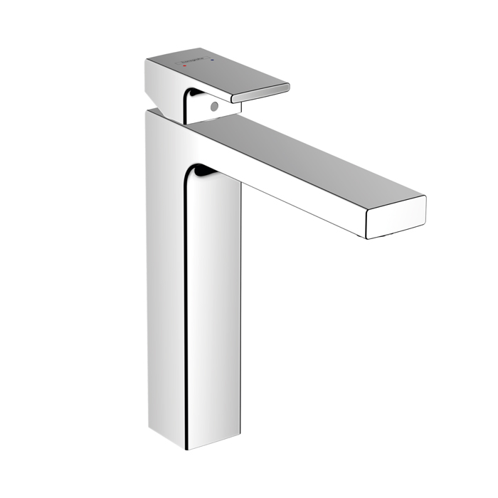 Hansgrohe Vernis Shap Смеситель для раковины, излив, с донным клапаном, цвет: хром