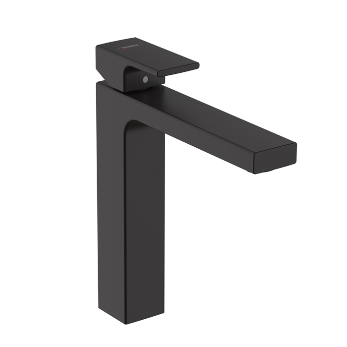 Hansgrohe Vernis Shap Смеситель для раковины, излив, цвет: матовый черный
