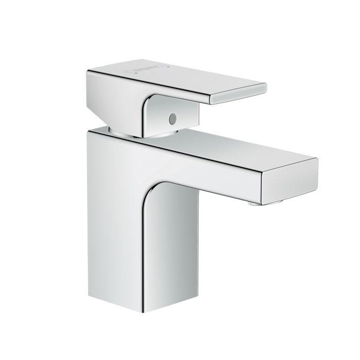 Hansgrohe Vernis Shap Смеситель для раковины, излив, с донным клапаном, цвет: хром