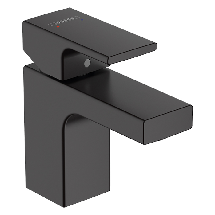 Hansgrohe Vernis Shape Смеситель для раковины, на 1 отв, цвет: матовый черный