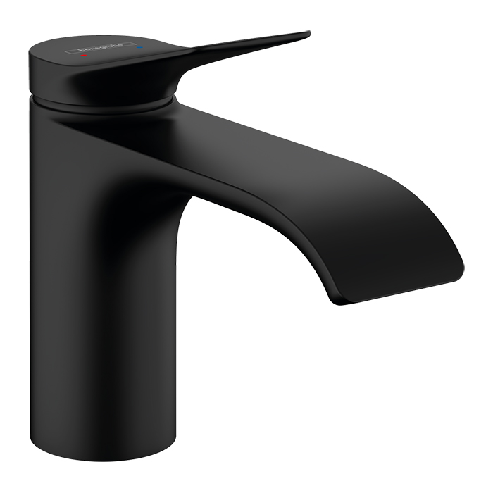 Hansgrohe Vivenis Смеситель для раковины, на 1 отв, с донным клапаном, цвет: черный матовый