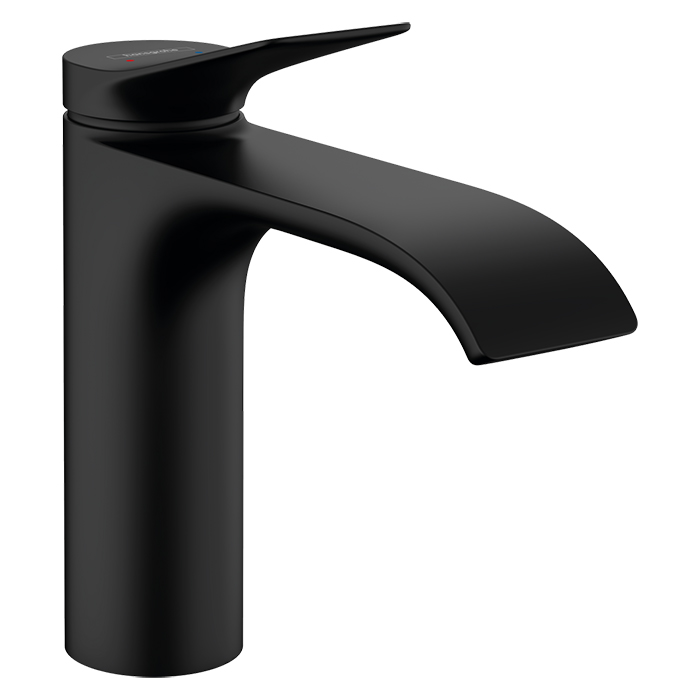 Hansgrohe Vivenis Смеситель для раковины, на 1 отв, с донным клапаном, цвет: черный матовый