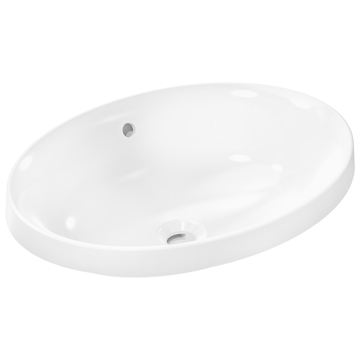 Hansgrohe Xuniva D Раковина, встраиваемая, без отв, цвет: белый