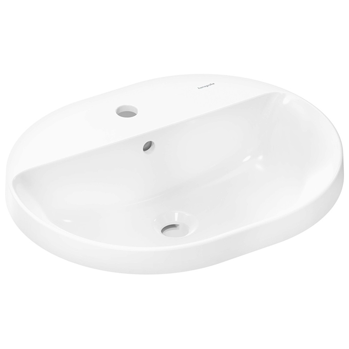 Hansgrohe Xuniva U Раковина, 1 отв, встраиваемая, цвет: белый