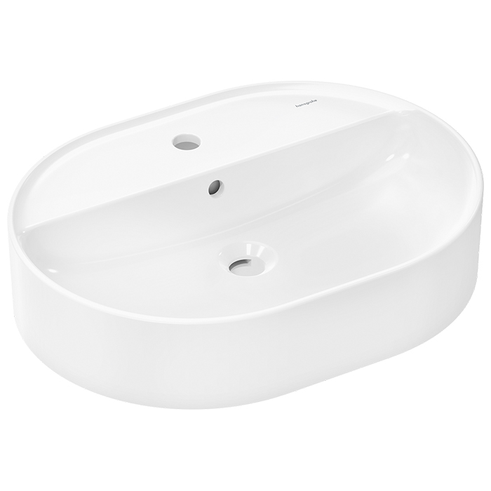Hansgrohe Xuniva U Раковина-чаша, накладная, 1 отв, цвет: белый