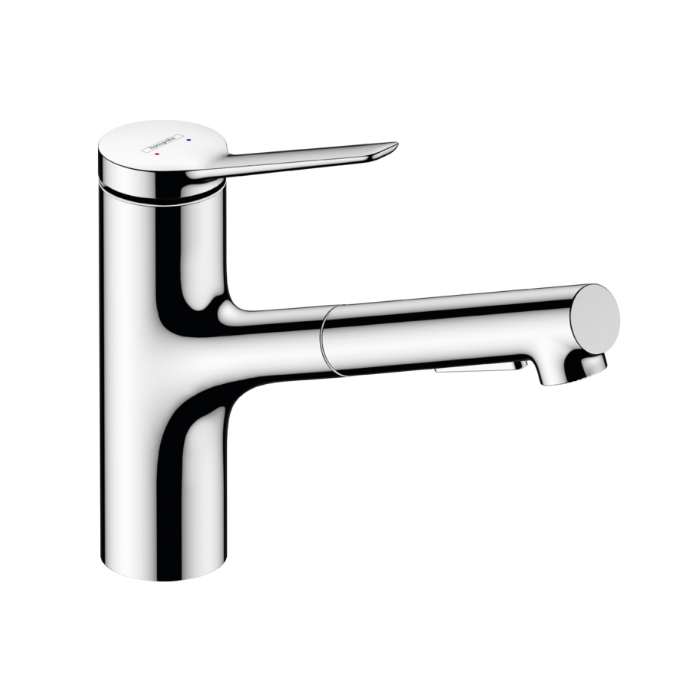 Hansgrohe Zesis Смеситель для кухни, 1 отв, с вытяжным душем, 2jet, цвет: хром
