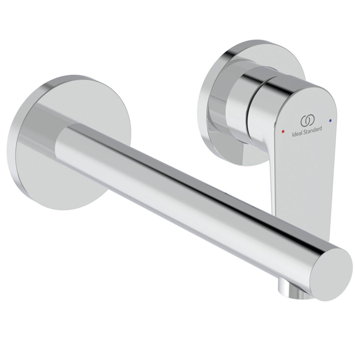 Ideal Standard Ceralife O Смеситель для раковины, настенный, излив:, без донного клапана, для монтажа с A1313NU цвет: хром