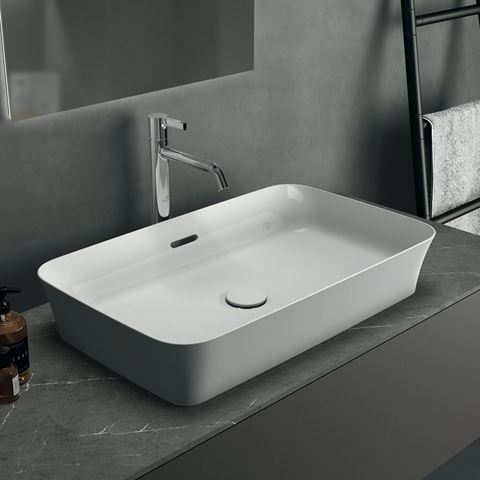 Ideal Standard Ipalyss Раковина накладная, без отв, с крепежом, покрытие: Diamatec® цвет: белый