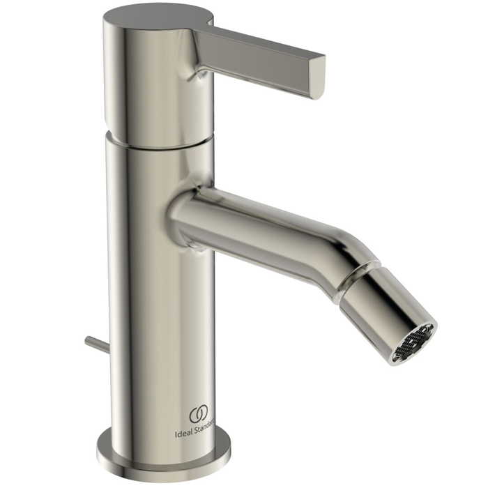 Ideal Standard Joy Смеситель для биде, на 1 отв, с донным клапаном, цвет: PVD Silver Storm (Серебряный Шторм)