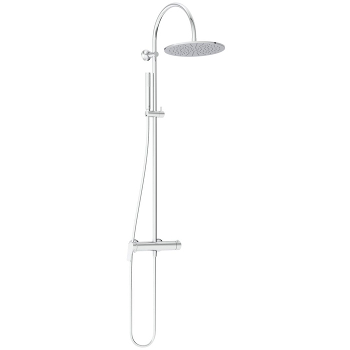 Ideal Standard La Dolce Vita Душевая система, с настенным смесителем для душа, верхний душ, душевая лейка Stick, шланг Idealflex, цвет: хром