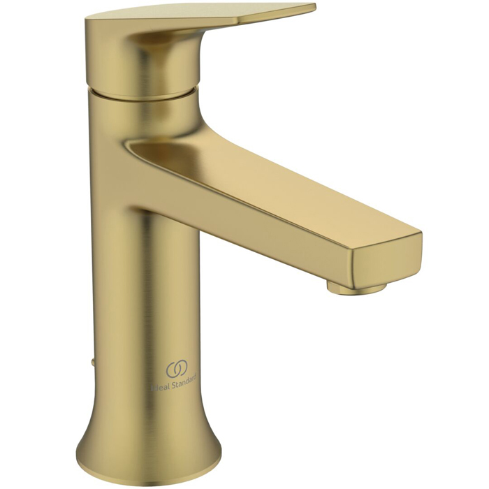 Ideal Standard La Dolce Vita Смеситель для раковины, на 1 отв, с донным клапаном, цвет: PVD Brushed Gold (Шлифованное Золото)