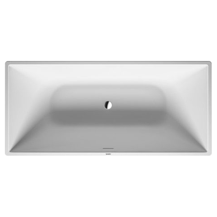 Duravit Vitrium Ванна отдельностоящая, с ножками, с2 наклонами для спины, прямоугольная, цвет: белый