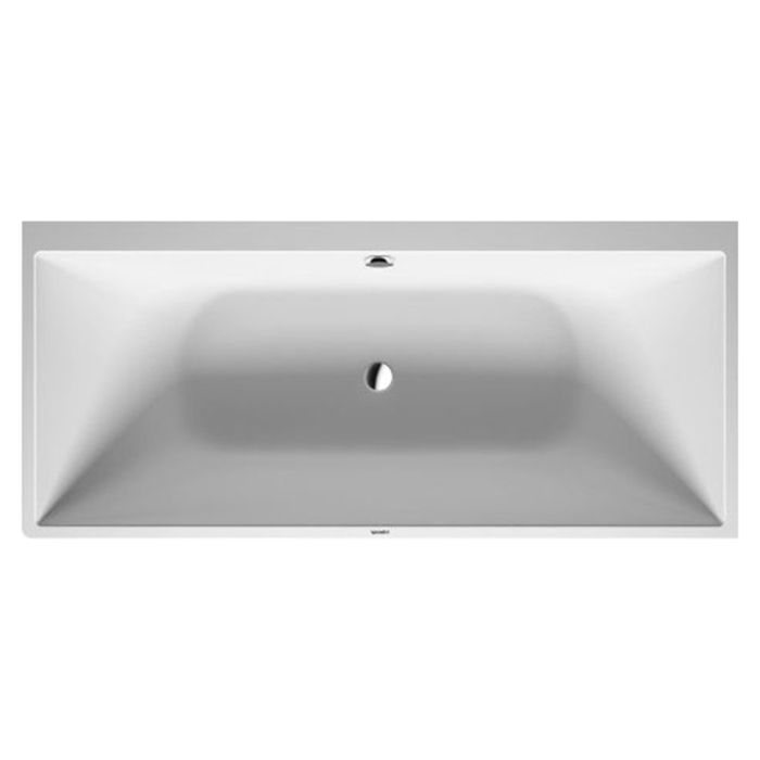 Duravit Vitrium Ванна встраиваемая, Dx, с ножками, с2 наклонами для спины, прямоугольная, цвет: белый