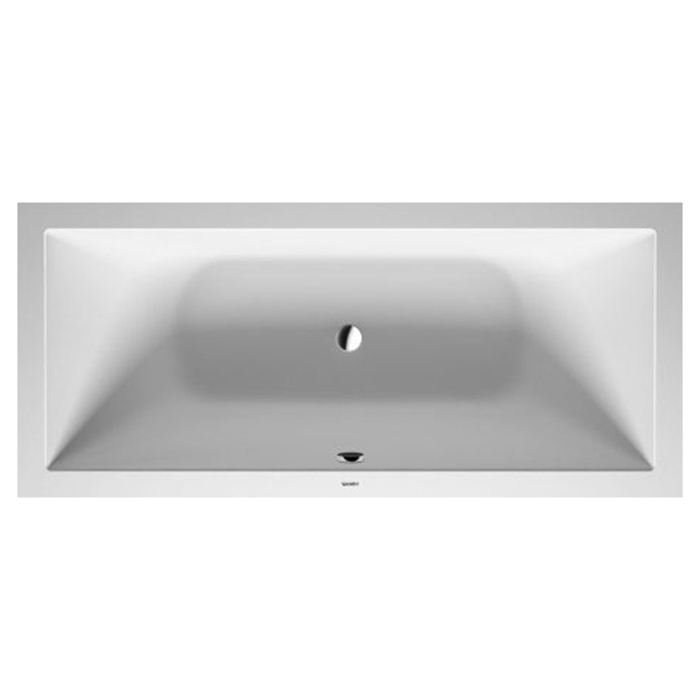 Duravit Vitrium Ванна встраиваемая, с ножками, с2 наклонами для спины, прямоугольная, цвет: белый