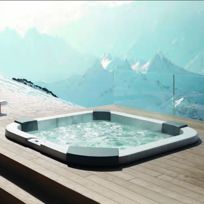 Jacuzzi Santorini Pro Winter pro kit, встраиваемый, для установки на улицу