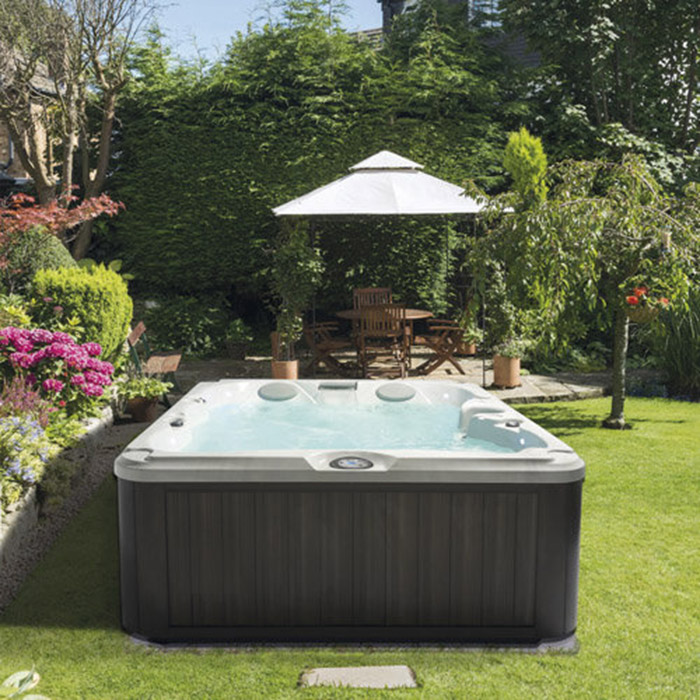 Jacuzzi SPA J235 Минибассейн, фильтрация CLEARRAY Active Oxygen, панель Silver Wood, цвет акрила: Platinum