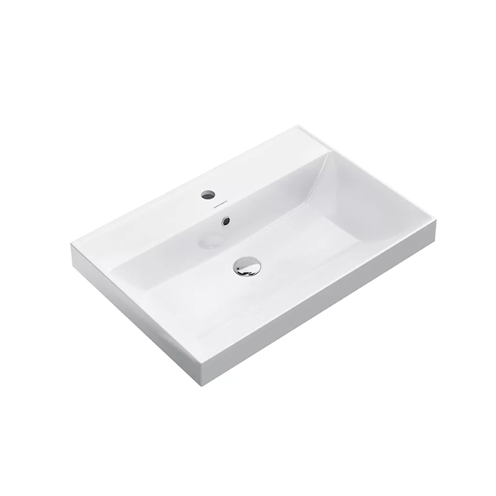 Kerama Marazzi Cubo Раковина подвесна, с 1отв.под смеситель, цвет: белый глянцевый
