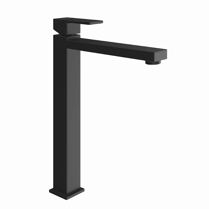 Kerama Marazzi Futura Cмеситель для раковины, на 1 отв, высокий, цвет: черный матовый