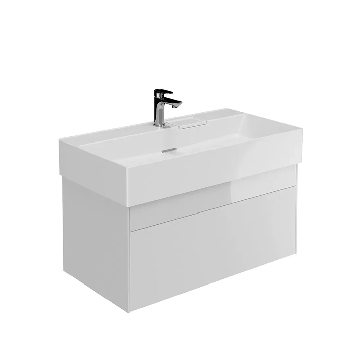 Kerama Marazzi Logica Тумба подвесная, 2 ящика, цвет: белоснежный