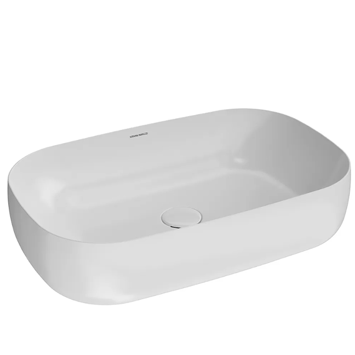Kerama Marazzi Magica Раковина накладная, без отв, цвет: белый глянцевая