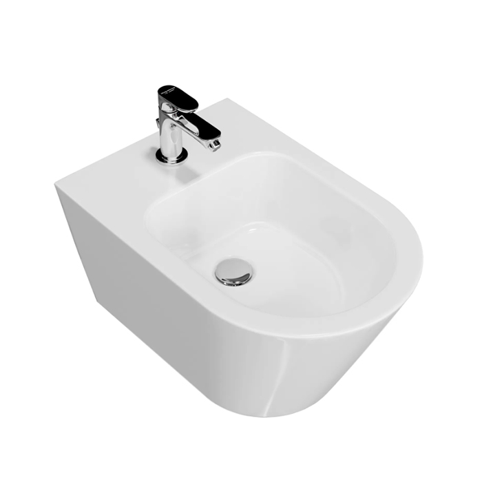 Kerama Marazzi Plaza Modern Биде подвесное, с 1 отв, цвет: белое глянцевое