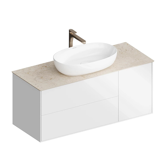 Kerama Marazzi PLAZA Modern Тумба подвесная, 3 ящика, цвет: белый