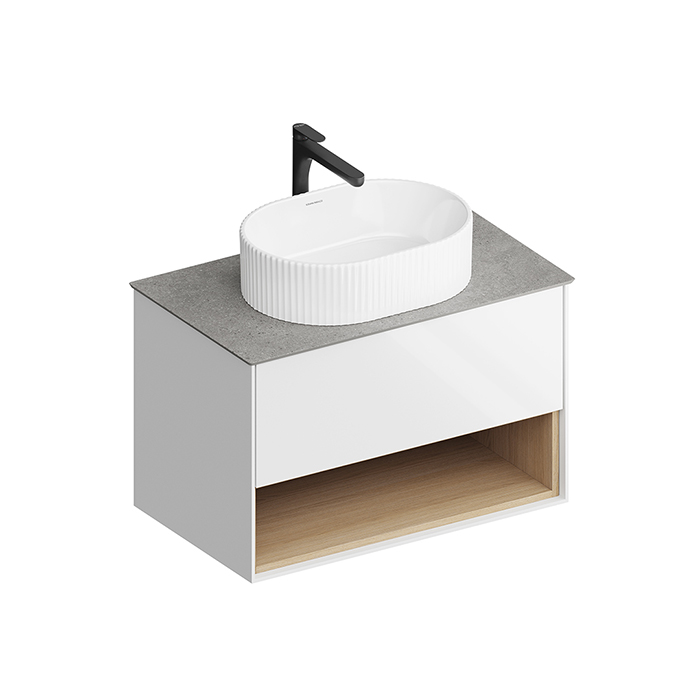 Kerama Marazzi PLAZA Modern Тумба подвесная, 1 ящик, цвет: белый
