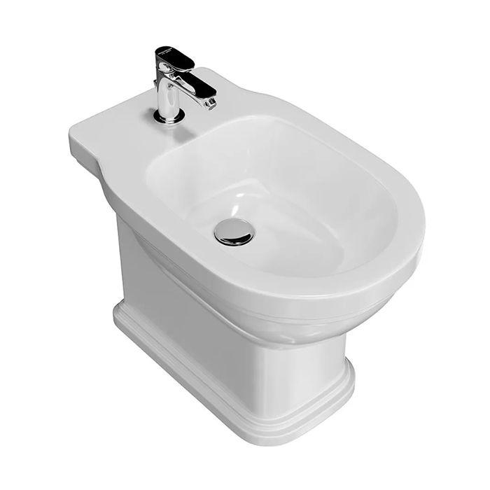 Kerama Marazzi Pompei Биде напольное, с 1 отв, цвет: белое глянцевое