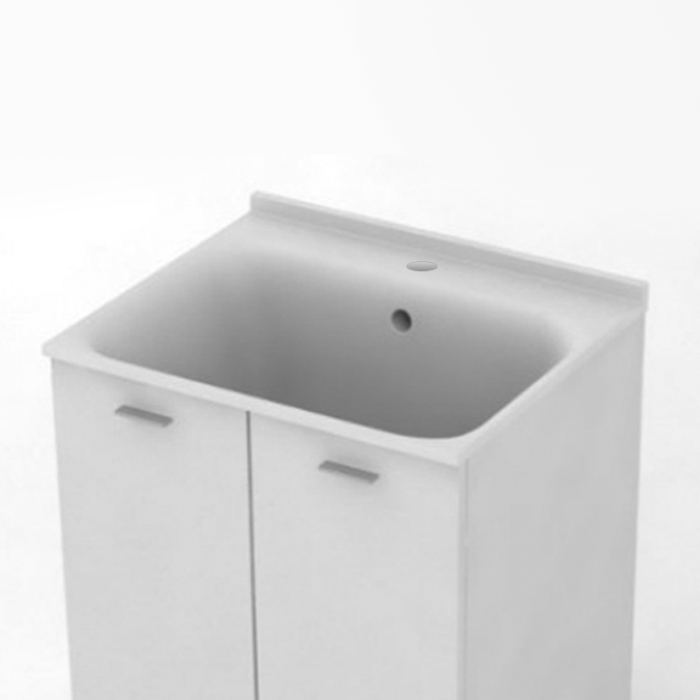 Kerasan Aquadom Раковина, 1 отв, цвет: белый
